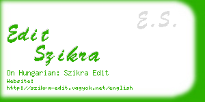 edit szikra business card